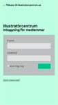 Mobile Screenshot of medlem.illustratorcentrum.se
